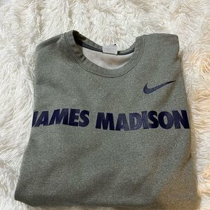Nike Gray Sweatshirt with Navy Logo
